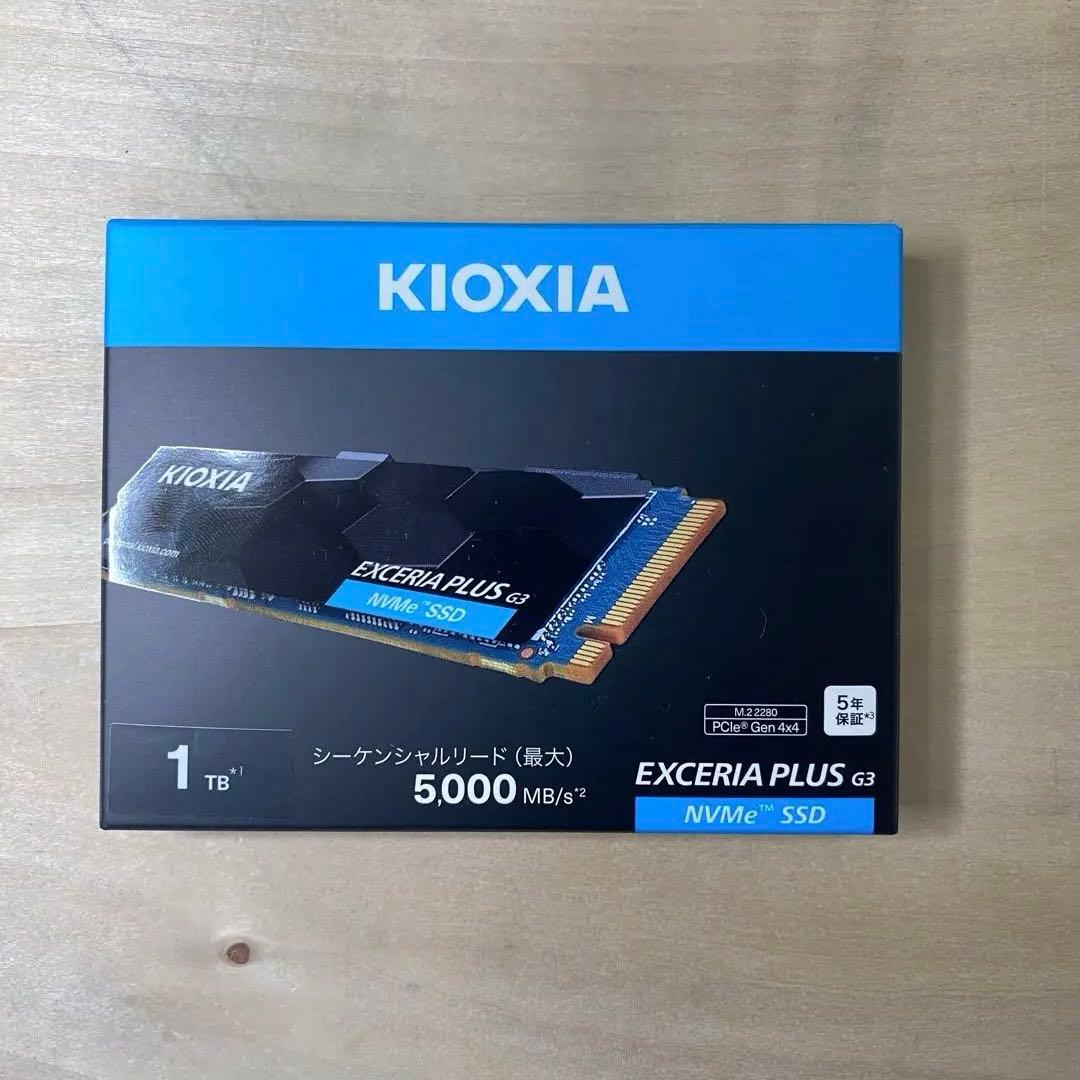 内蔵型SSD KIOXIA EXCERIA PLUS G3 1TB NVMe SSD