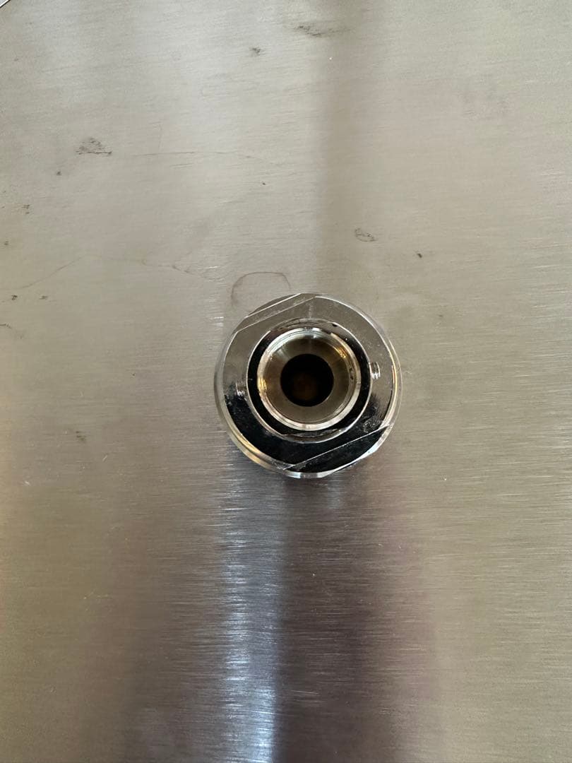 金属製円形シャワーヘッド ドット模様