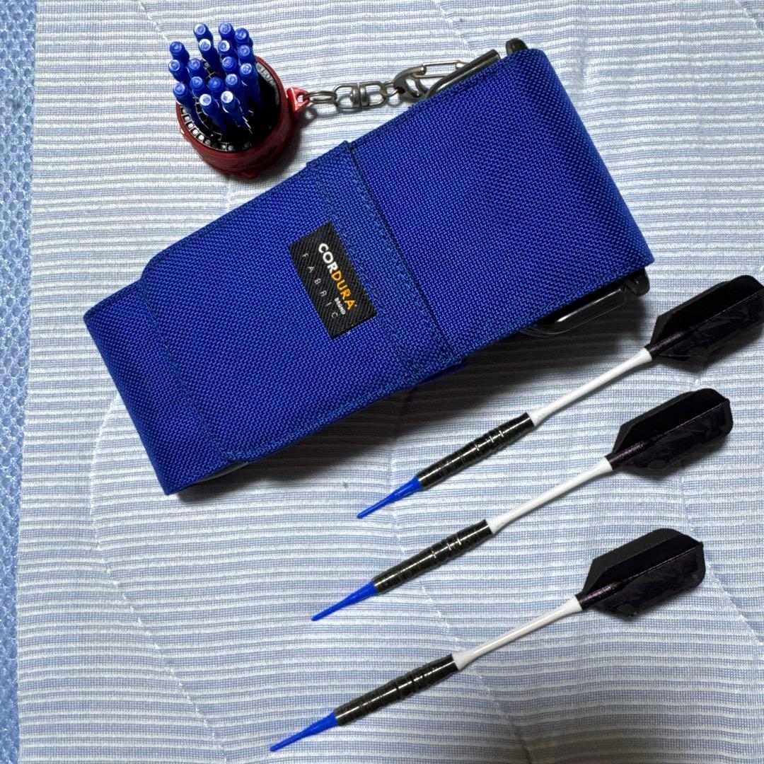 CORBUA ダーツケース 青 3本付き