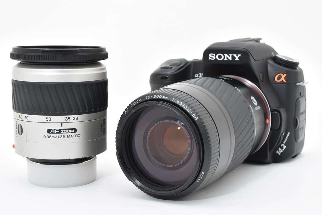 美品 Sony a350 ダブルレンズセット スマホ転送OK #9437