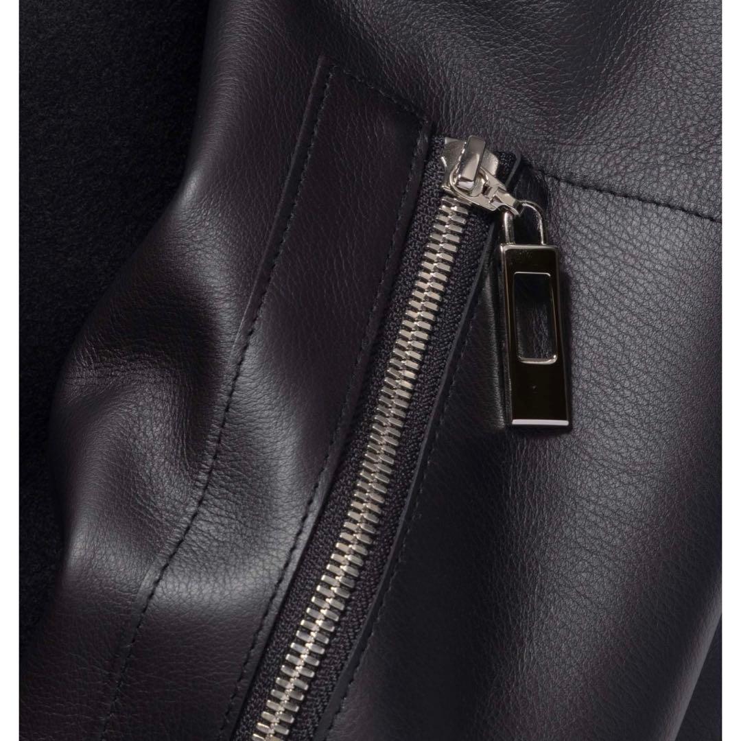 VR× CYBERPUNK LEATHER BOMBER JACKET