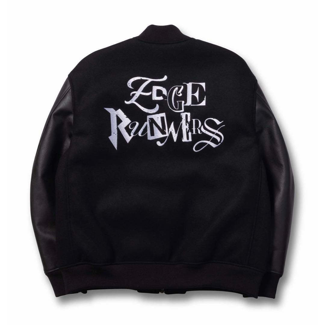 VR× CYBERPUNK LEATHER BOMBER JACKET