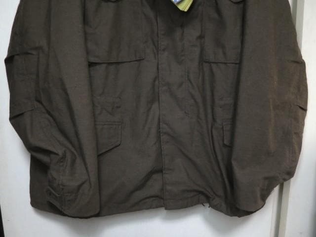 未使用品 USA製 ALPHA M-65 ブラウン L フィールドジャケット