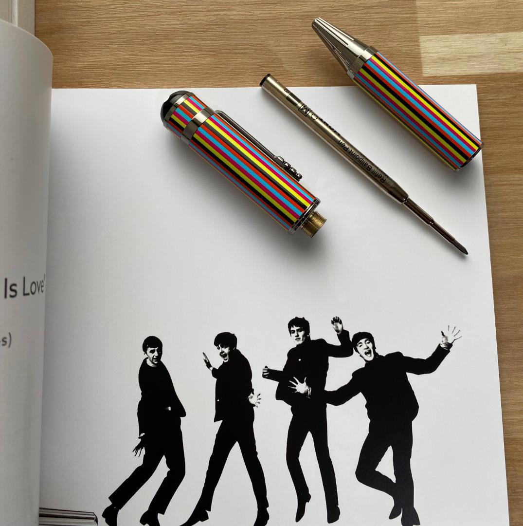 ほぼ新品　モンブラン ビートルズ　スペシャルエディション ボールペン 付属品付