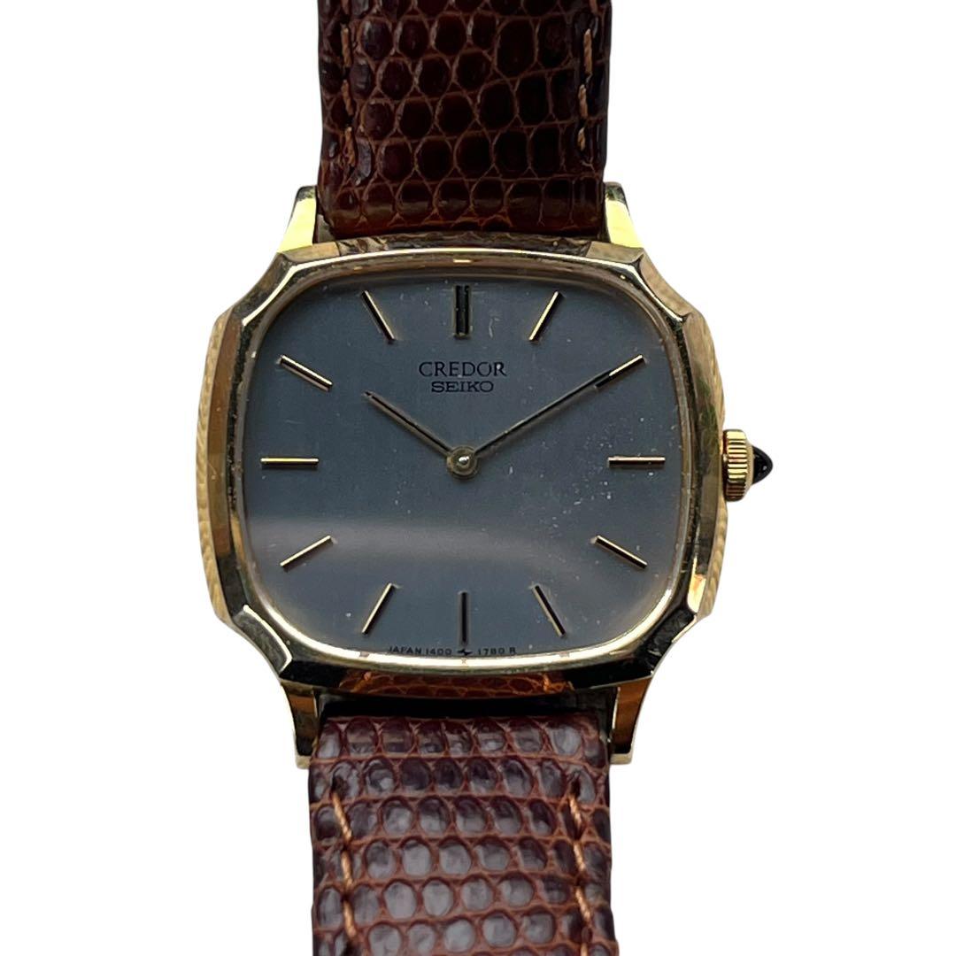 【メ1004-06】【14K】セイコー クレドール 1400-6030