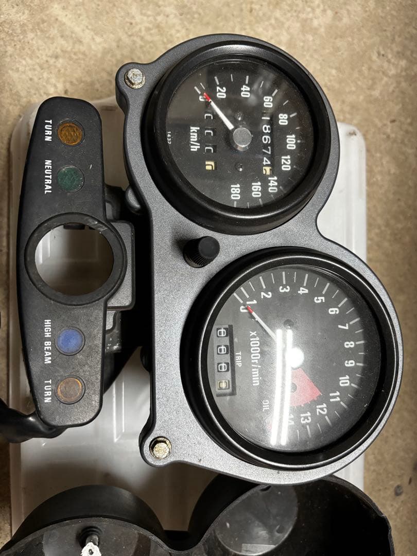 ゼファー400 親子メーター