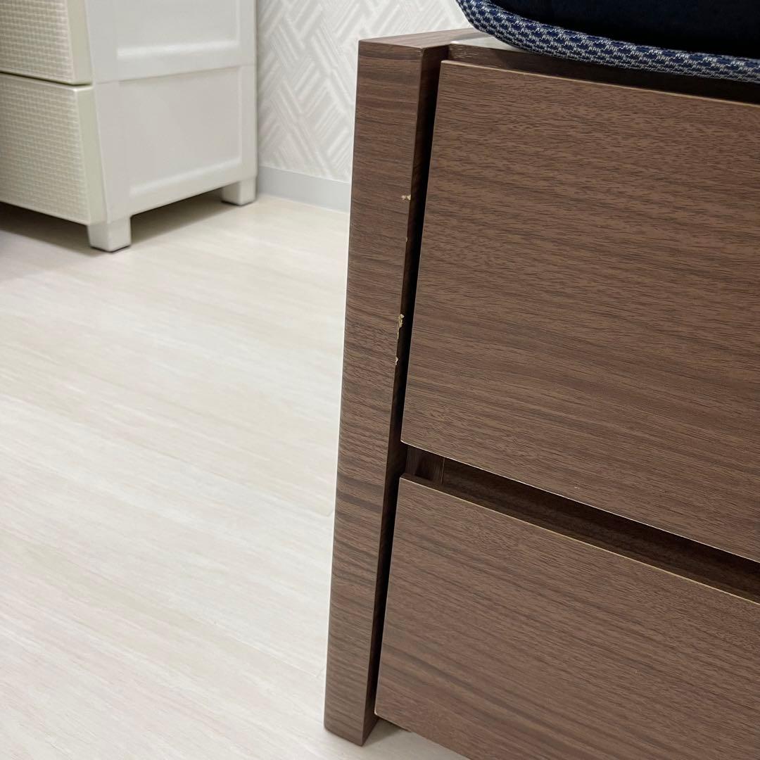 ニトリ　大量収納　ベッドフレーム　シングル　ジオチェスト