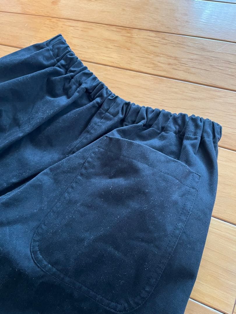 momogusa 百草コットンワイドゴムパンツ