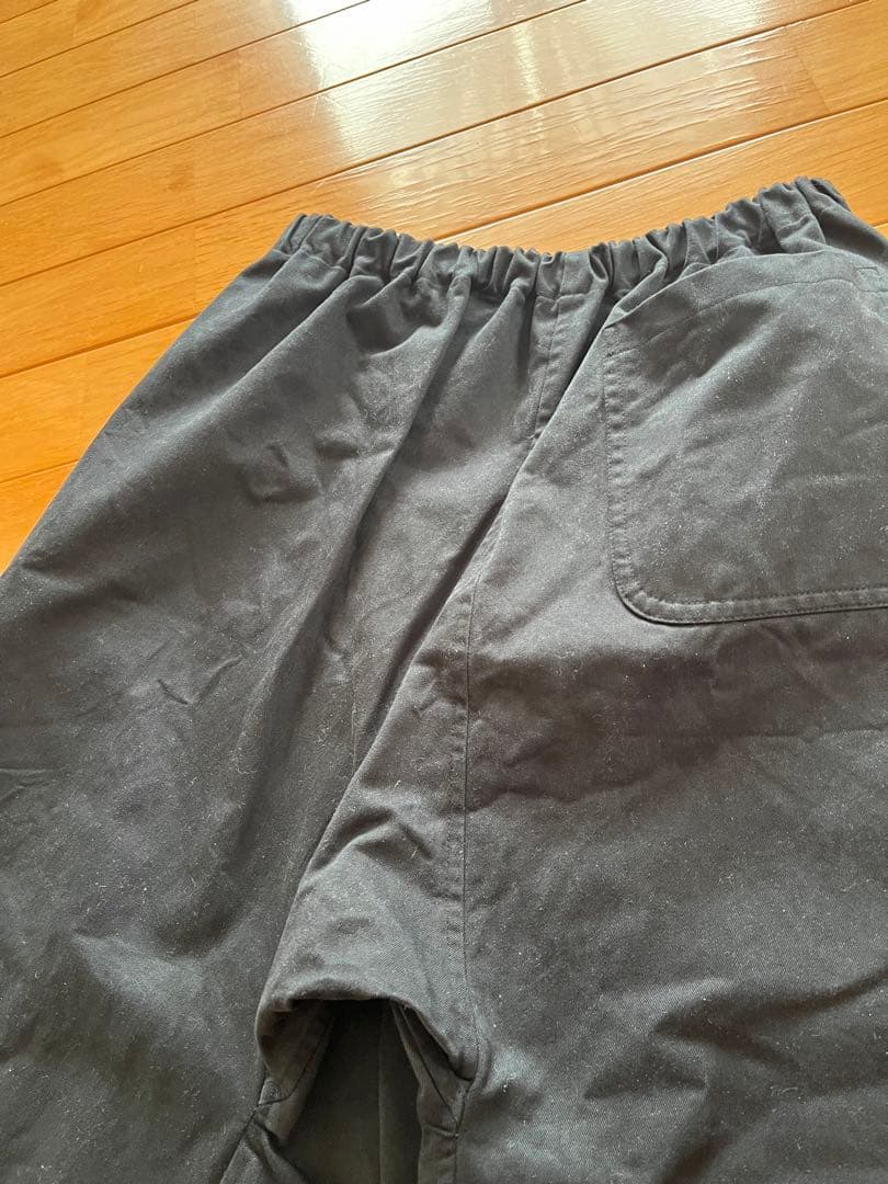 momogusa 百草コットンワイドゴムパンツ