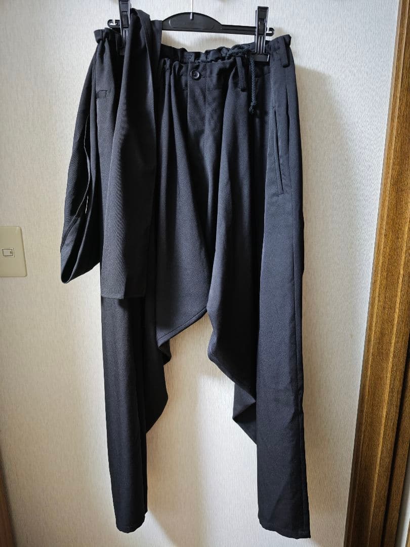 Yohji Yamamoto 23AW 腰巻きドレープパンツ サイズ3