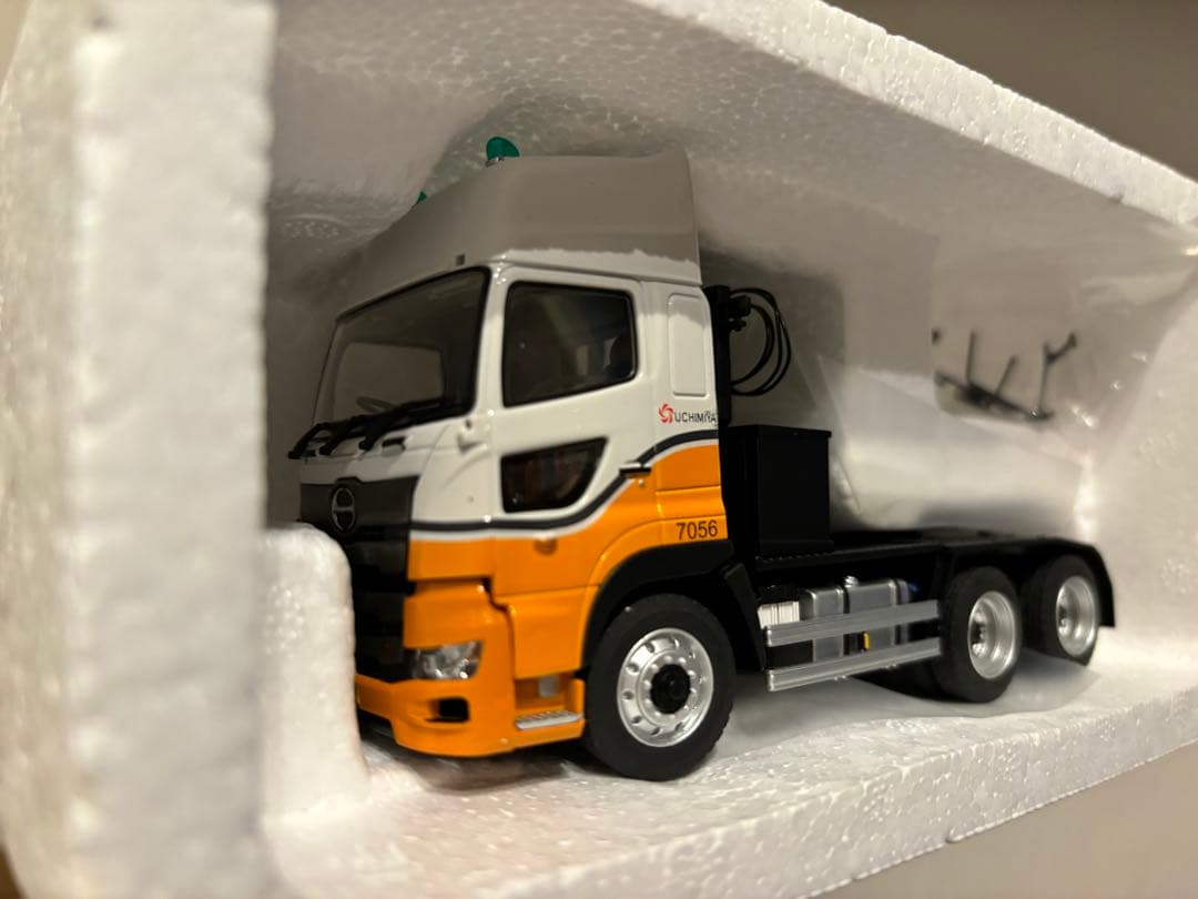 ケンクラフト　1/50 SS 6×4 ハイルーフ現行&16輪中低床トレーラ