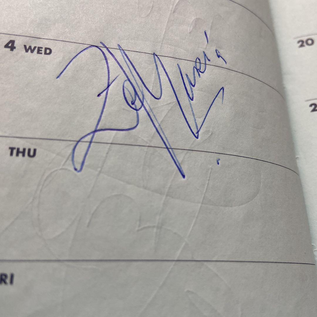 97年のブラジル代表選手のサイン