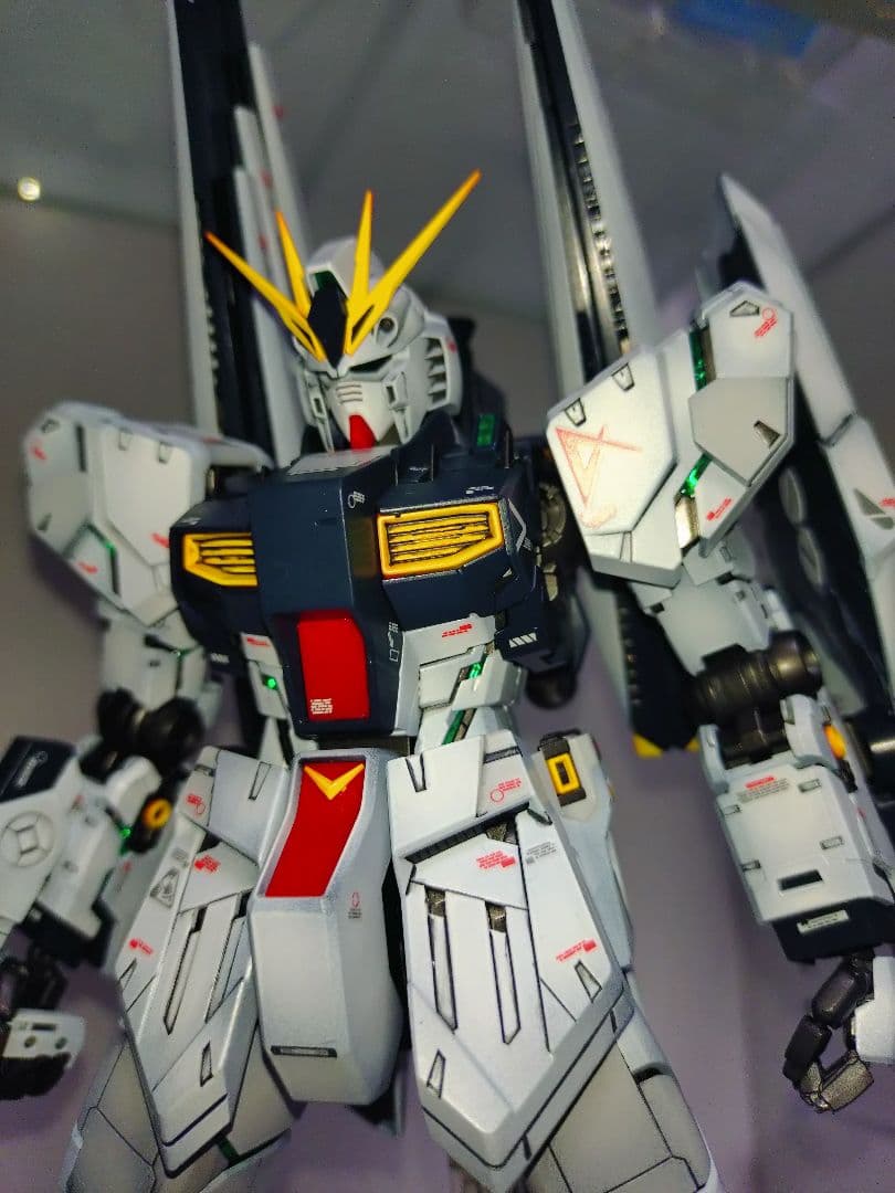 mg　νガンダム　ver.ka　ダブルフィンファンネル　塗装済み完成品