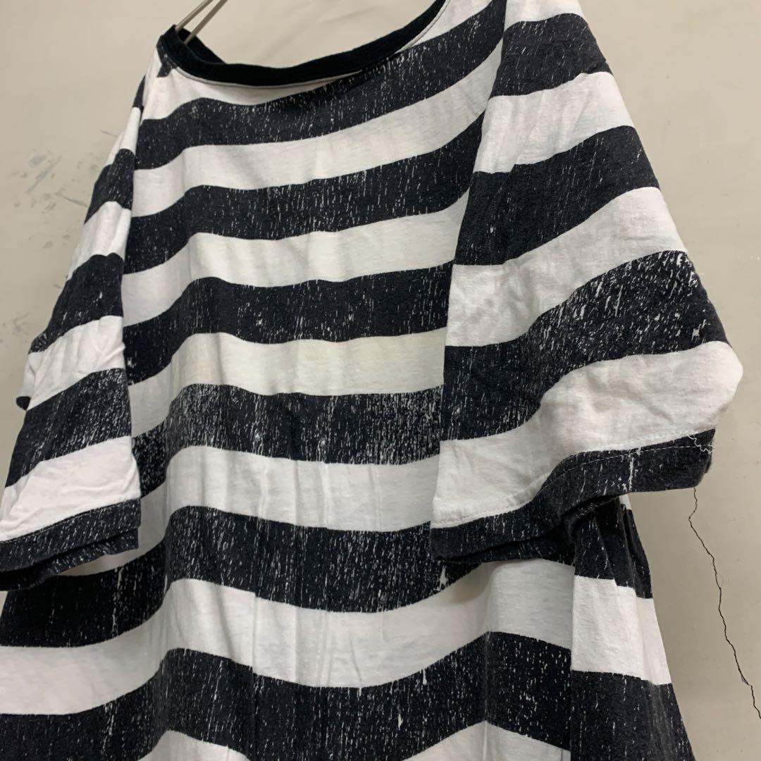 アンダーカバーundercover04ssLANGUILD歪みボーダーカットソー