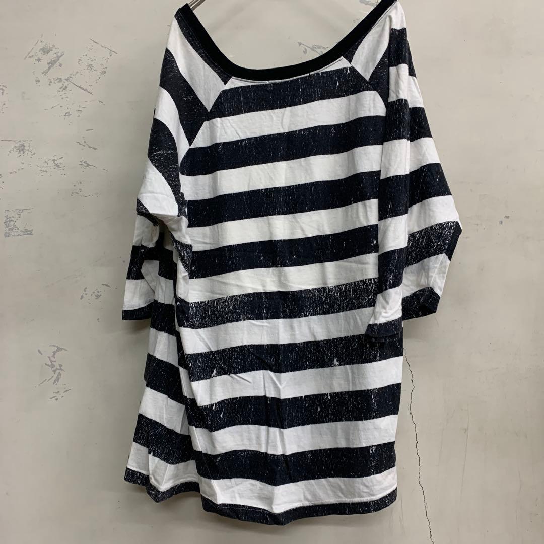 アンダーカバーundercover04ssLANGUILD歪みボーダーカットソー