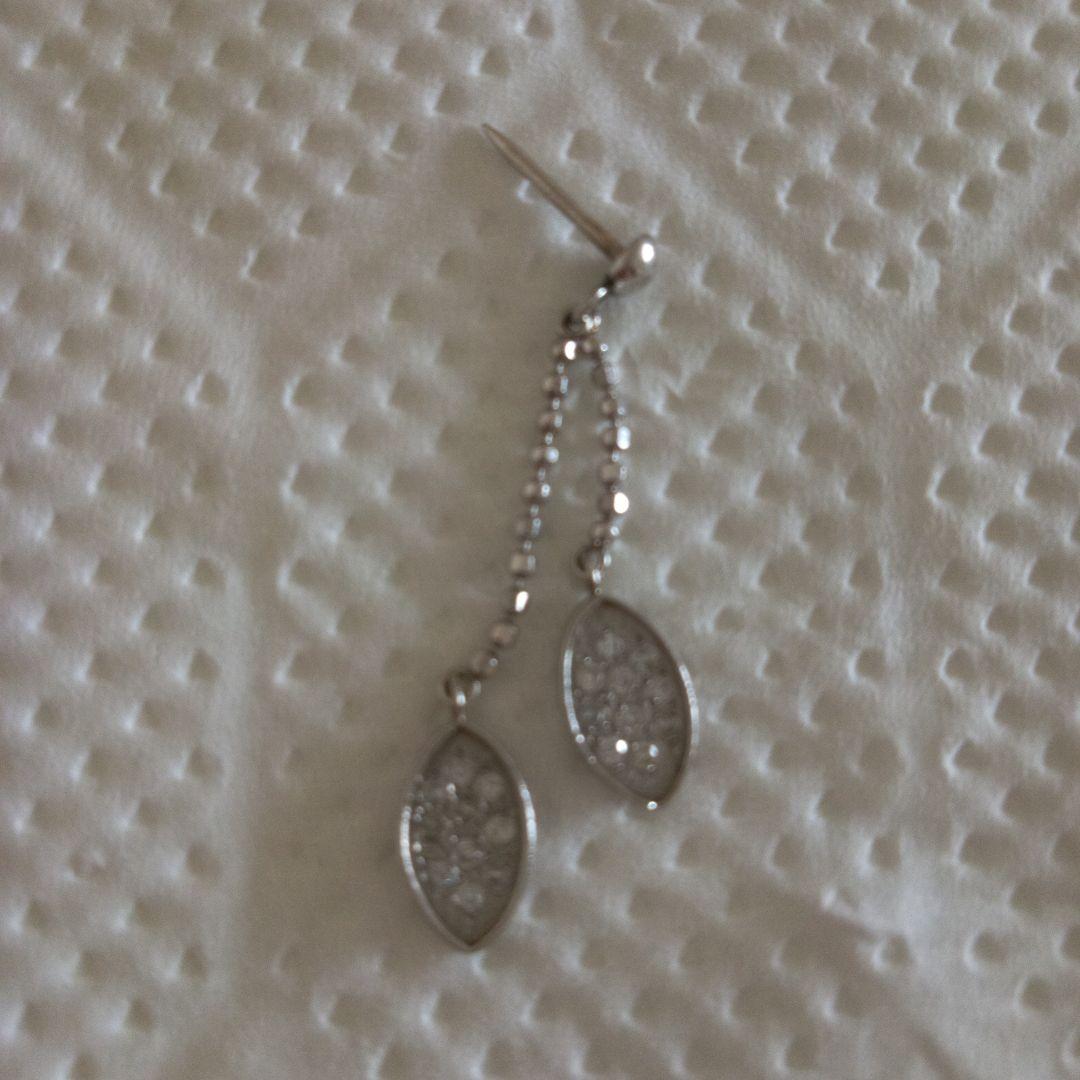 せ*じ様 プラチナ　ダイヤモンド　ピンブローチ　レディース　訳あり