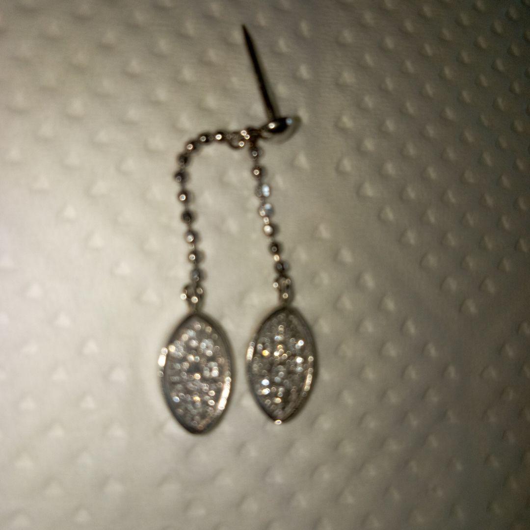 せ*じ様 プラチナ　ダイヤモンド　ピンブローチ　レディース　訳あり