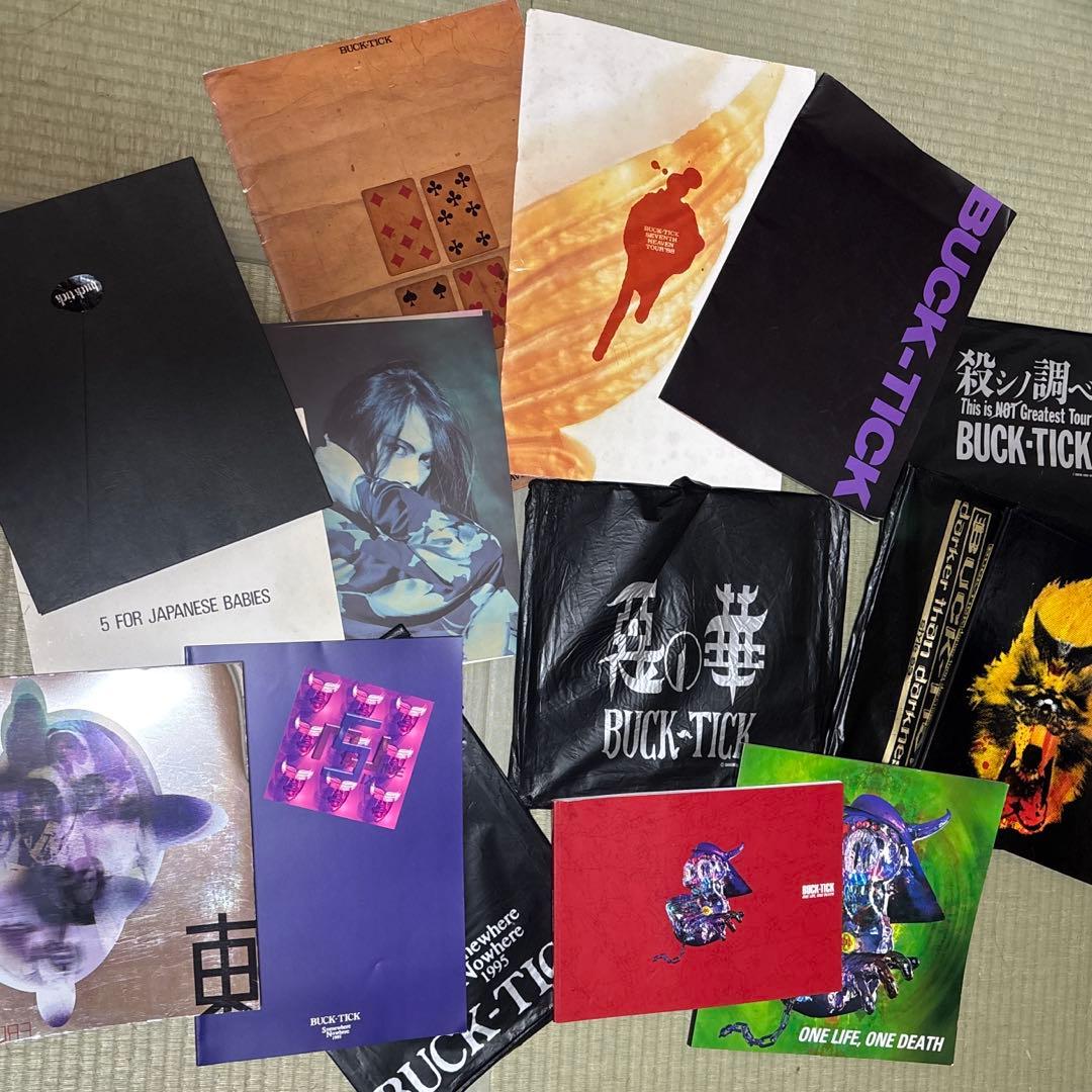 BUCK-TICKパンフレット 12冊セット　パチパチ6冊　櫻井敦司　レア