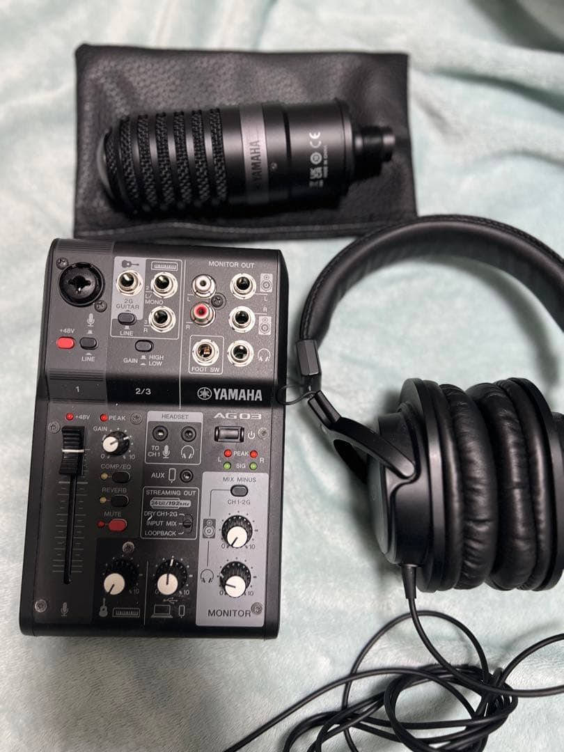 Yamaha AG03 MK2 LIVE STREAMING PACK ブラック