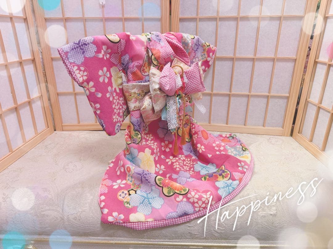 B452.pon2pan2☆犬オーダーお着物☆犬お着物