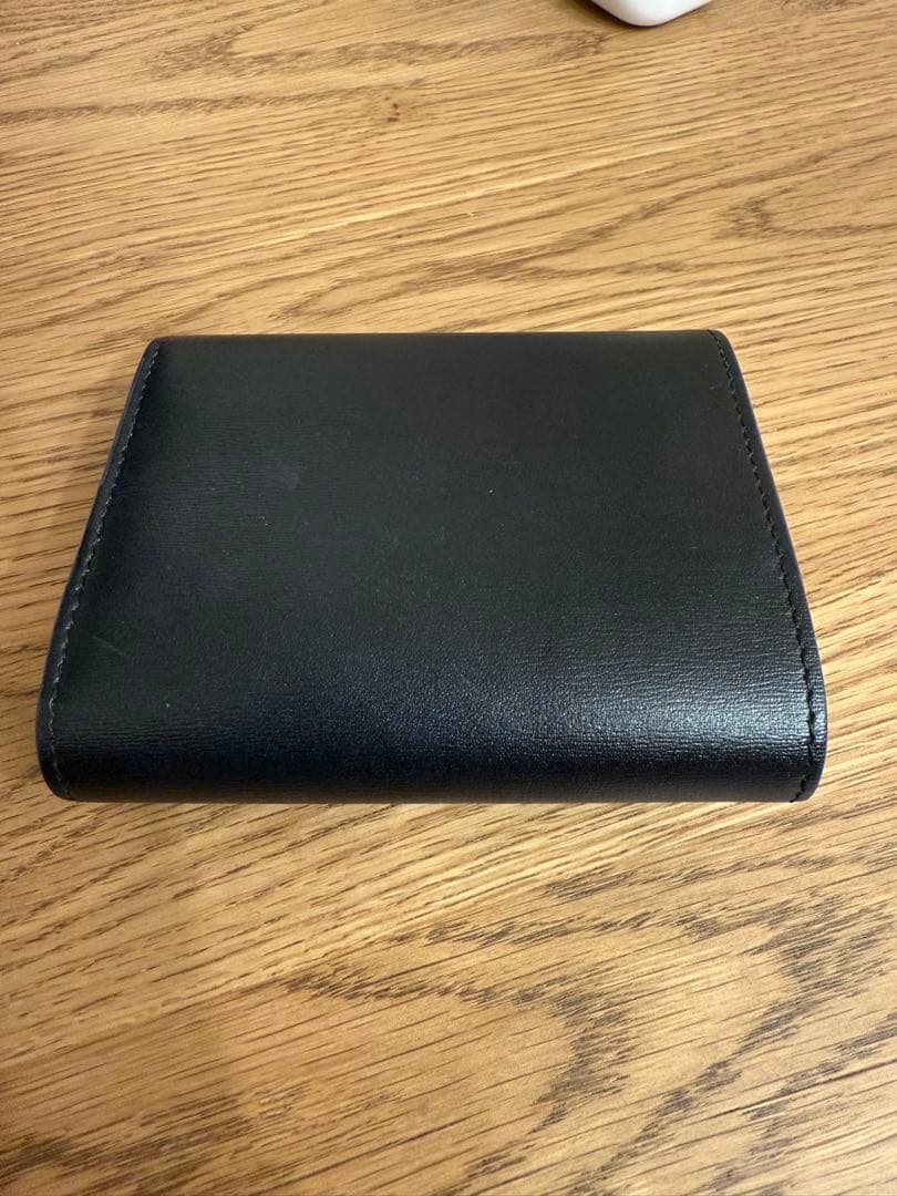 【訳あり】スモール フラップウォレット トリオンフ / シャイニーカーフスキン