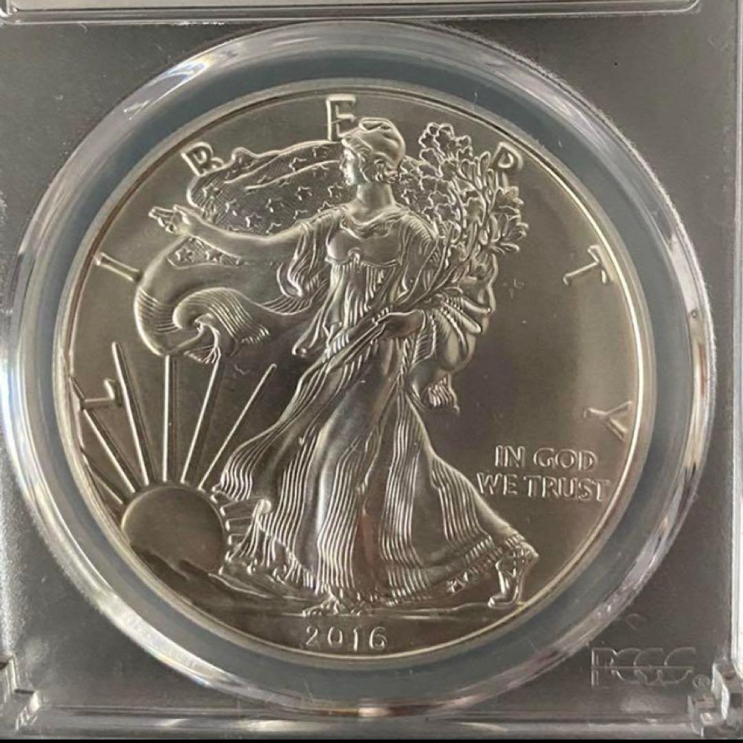 2016年 シルバーイーグル PCGS MS70 30th MS70