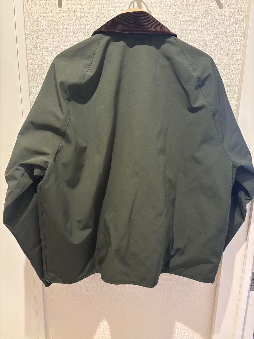 Barbour TRANSPORT ノンワックスジャケット 38 ダークグリーン