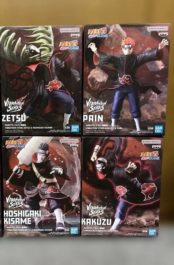 ナルト 疾風伝 VIBRATION STARS フィギュア　4点セット