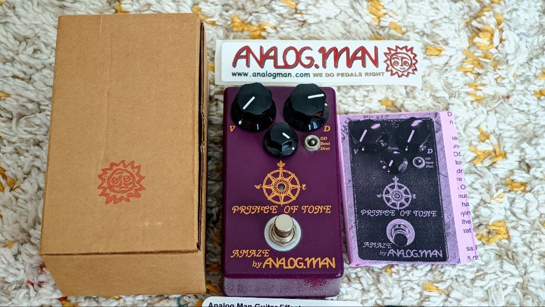 【美品】Analogman Prince of Tone オーバードライブ