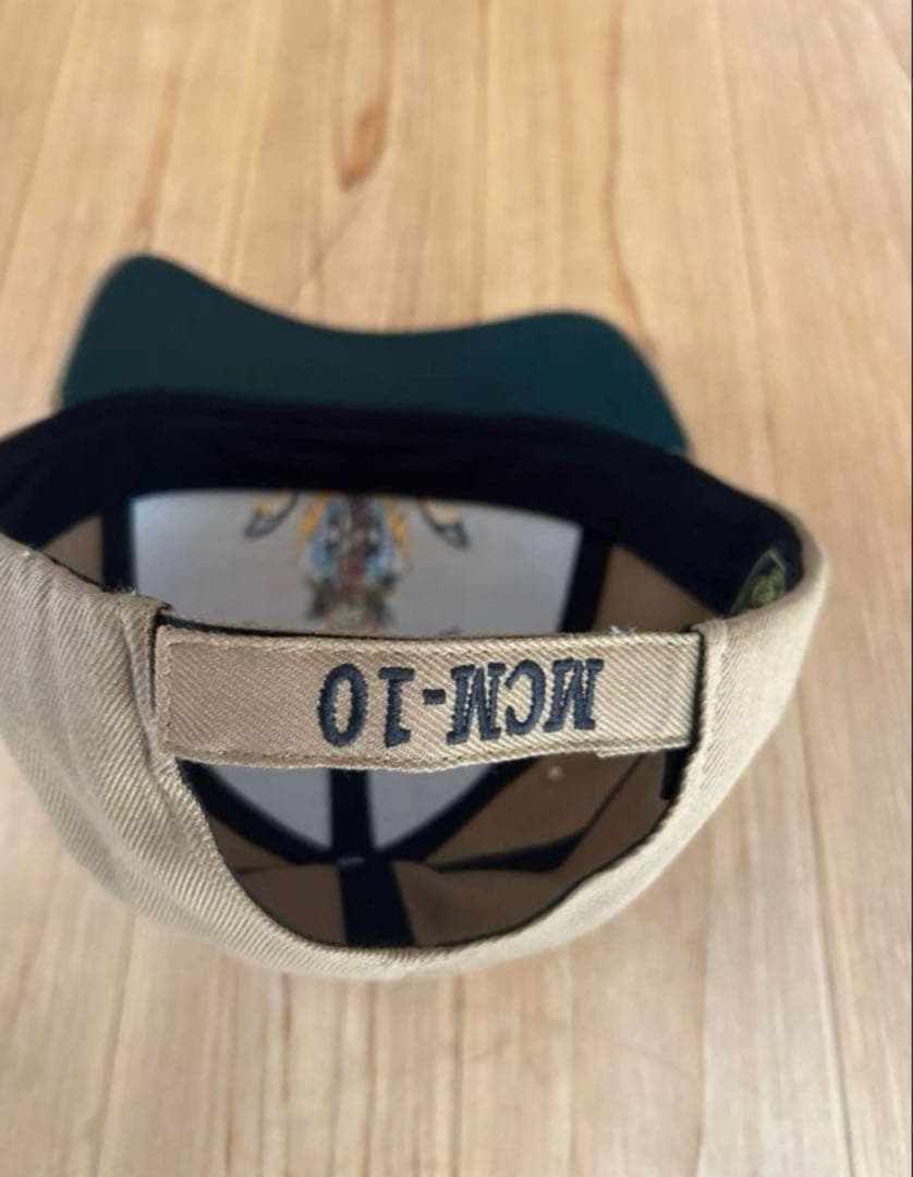 ussキャップ　uss warrior mcm-10 実物　アメリカ軍　新品