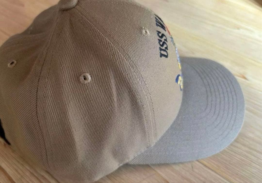 ussキャップ　uss warrior mcm-10 実物　アメリカ軍　新品