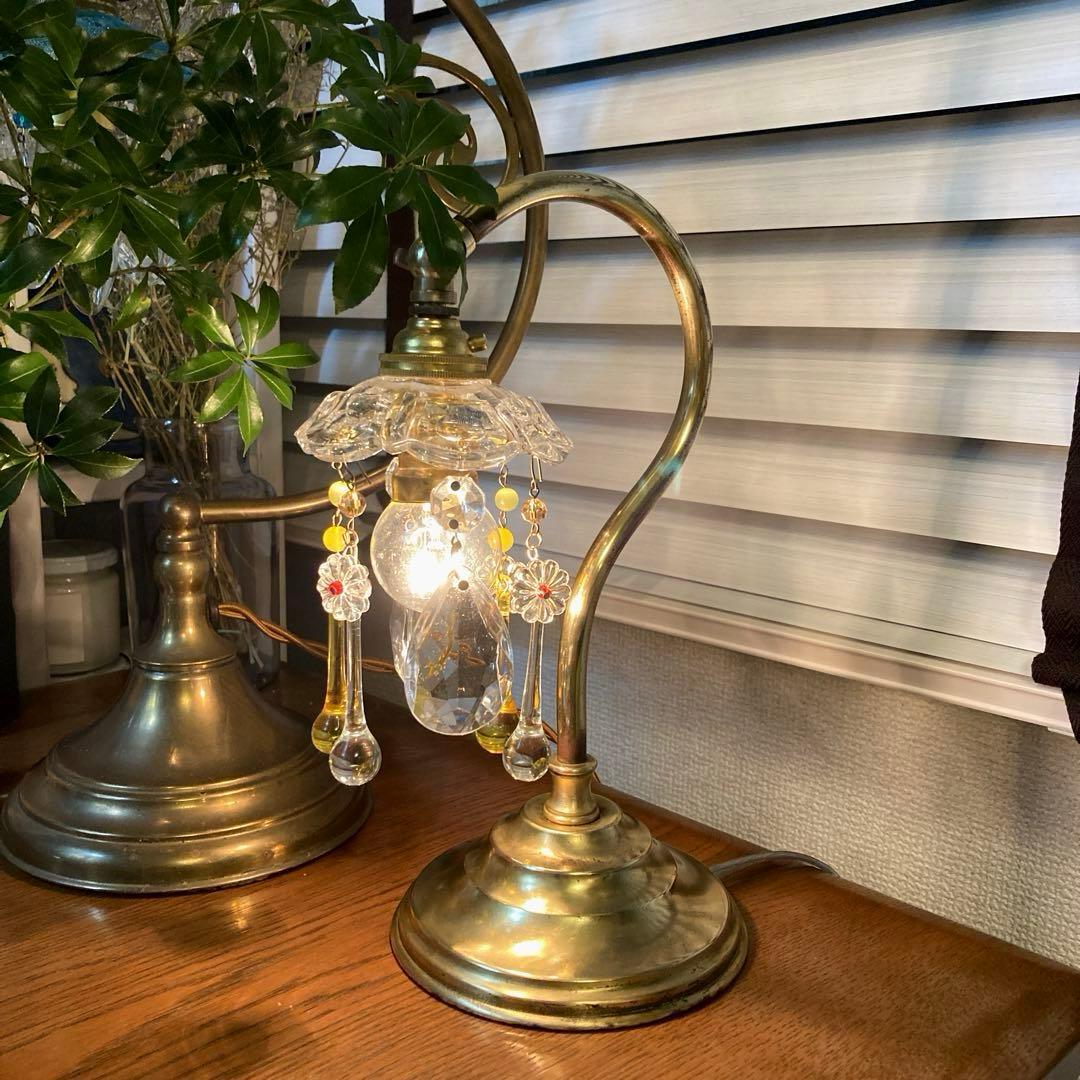 （ご予約）ミニシャンデリア　フランスアンティーク　ミニランプスタンド