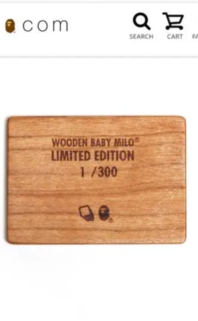 エイプとニューヨークのブランドTOYQUBE激レアマイロ‼️