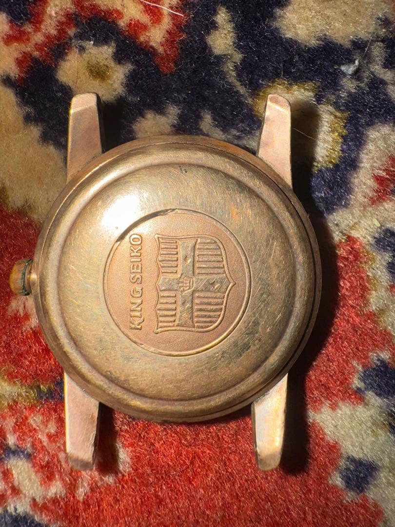 KING SEIKO 手巻き時計 シルバー文字盤