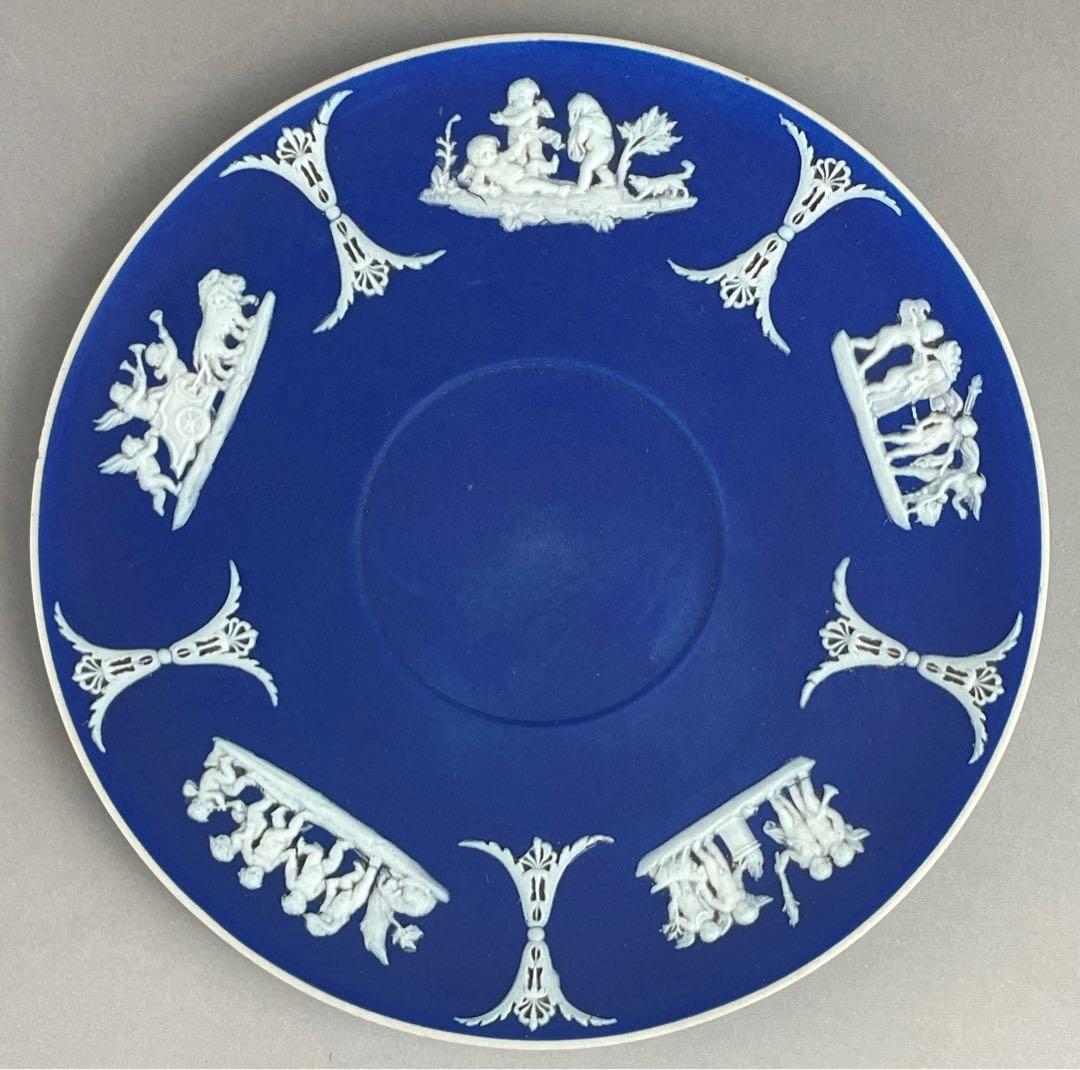 【希少】アンティーク オールドウェッジウッド ジャスパーウェア カップ ソーサー