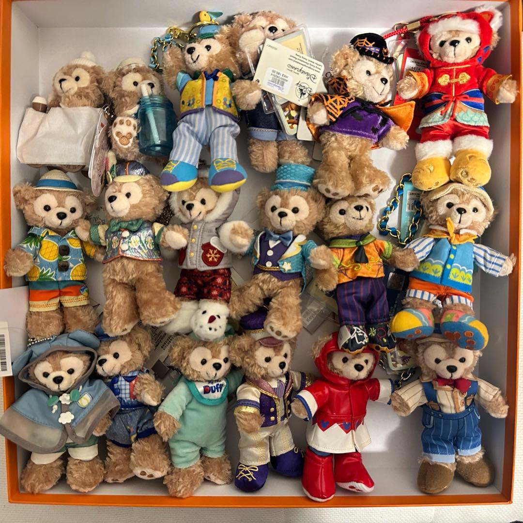 上海　香港　東京ディズニーシー　ダッフィーぬいぐるみ　18点セット　未使用