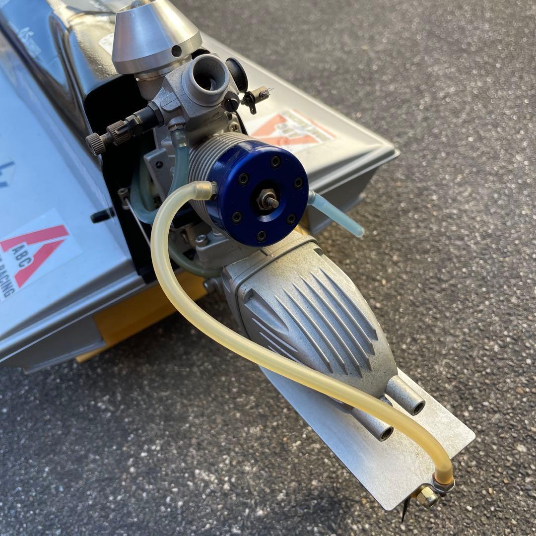 ABCホビー Fast Lady OS MAX XM船外機エンジン付 程度良品