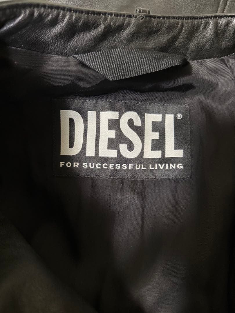 DIESEL ディーゼル L-l シープスキン レザージャケット