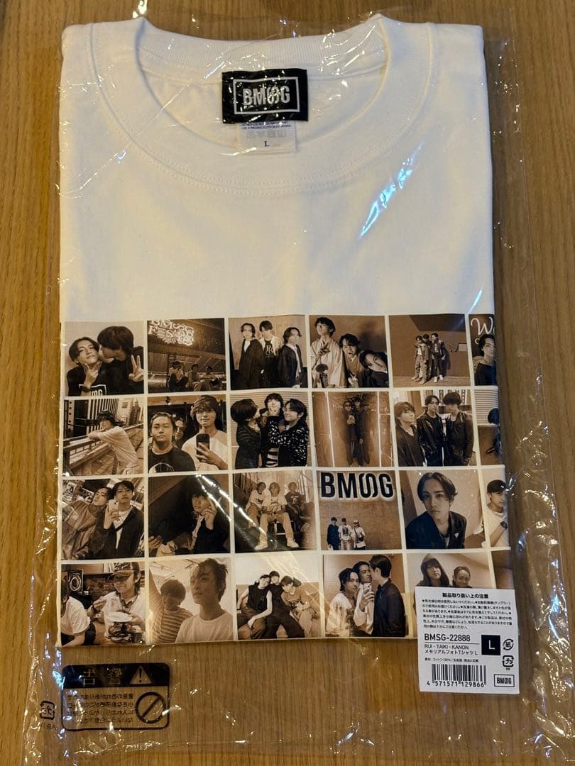 【匿名配送】 BMSG メモリアルフォト Tシャツ サインなし Lサイズ