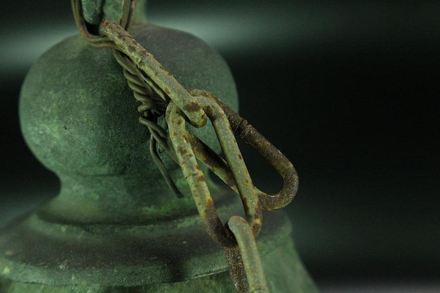 古銅 吊灯籠 高32cm(K-YC583)