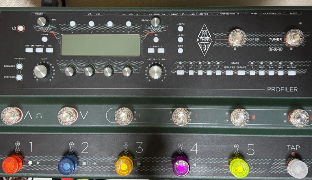 Kemper Profiler stage 専用ケース付＆新品未使用ペダル付