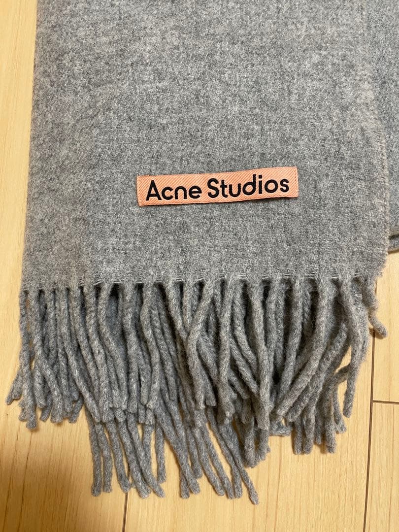 Acne Studios マフラー　フリンジ　ウール　200×70
