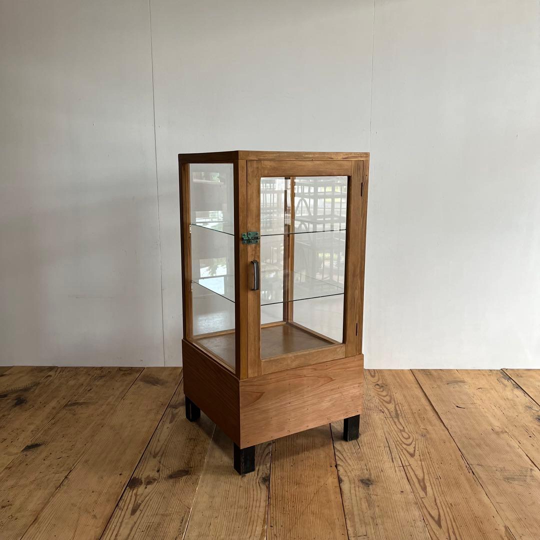 アンティーク ガラスケース ショーケース レトロ 飾り棚