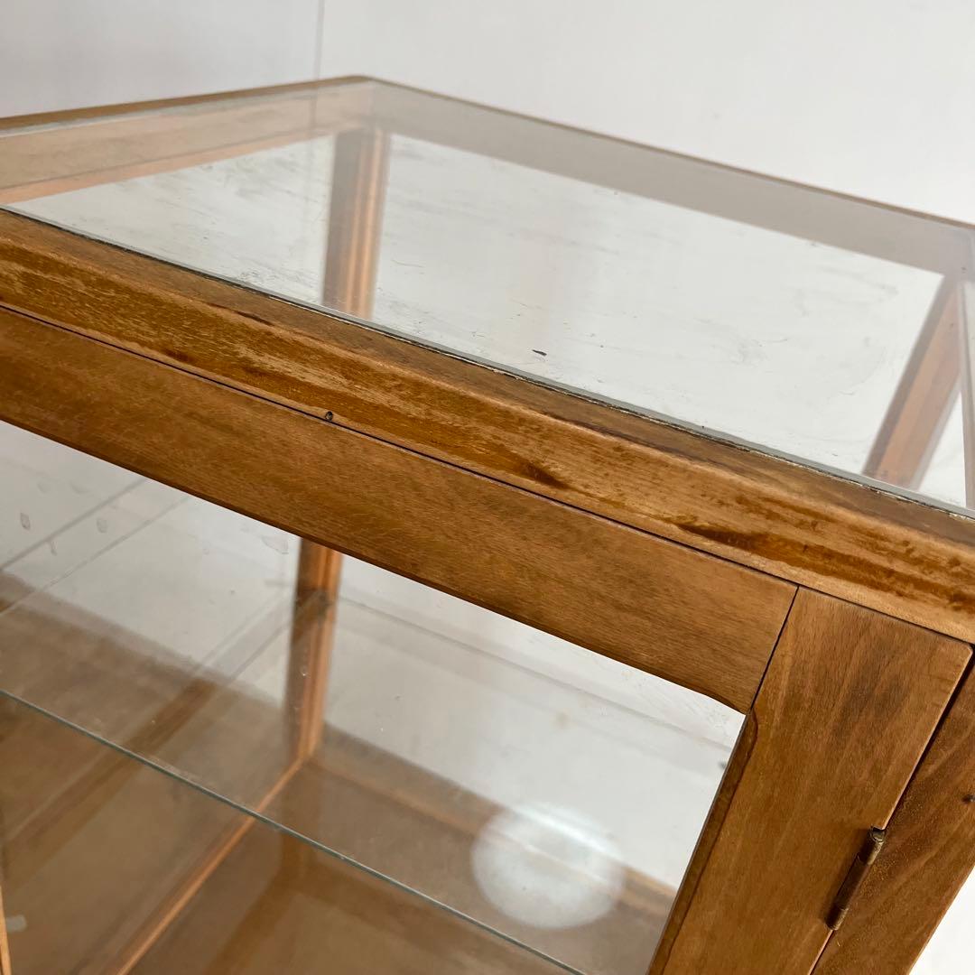 アンティーク ガラスケース ショーケース レトロ 飾り棚