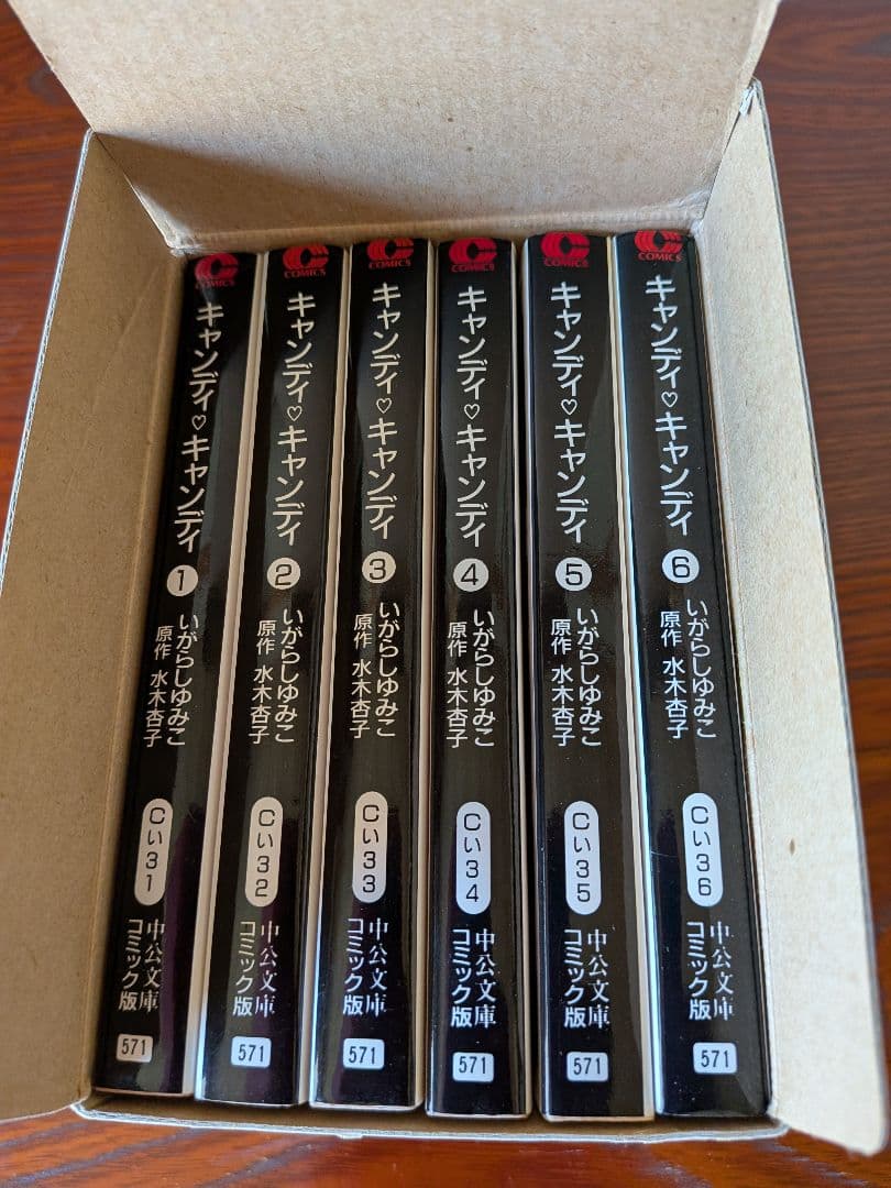 【キャンディ♡キャンディ】文庫版 全6巻　専用箱入り　いがらしゆみこ