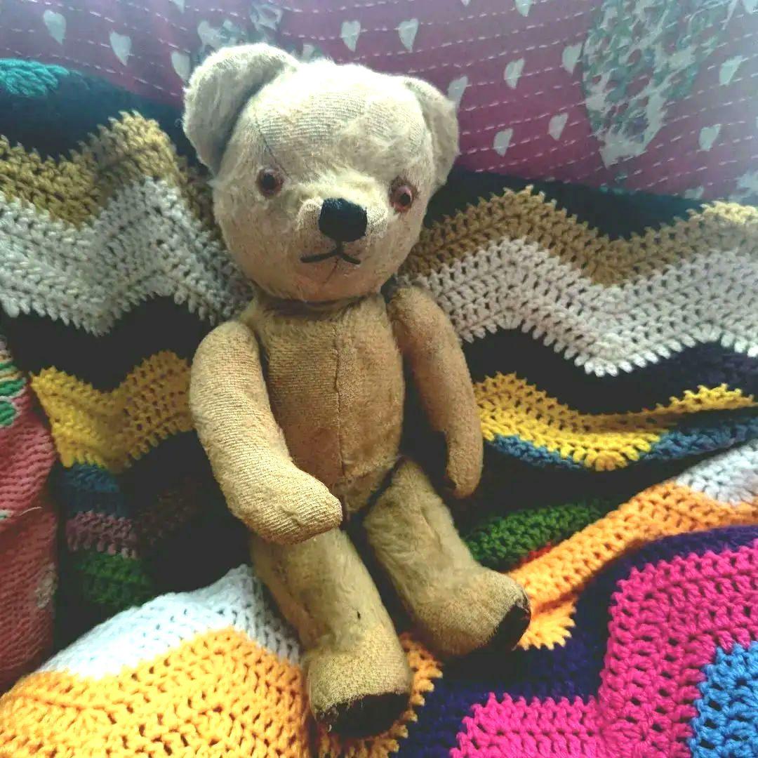 お薦めの品❀お買い得❤お顔自慢！アンティーク　テディ　鳴き笛　ジョイント