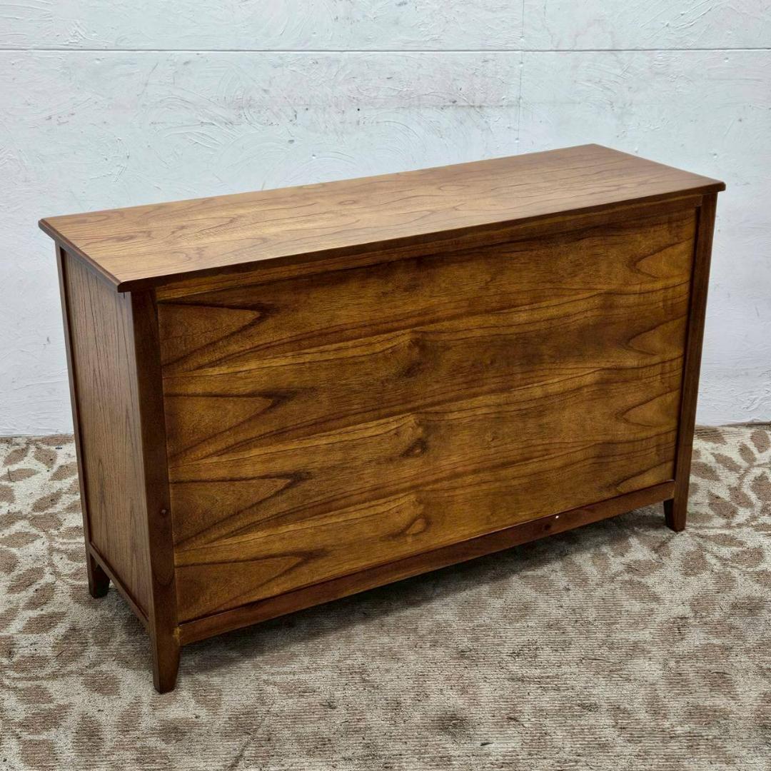 木製 チェスト 120cm幅 引き出し付 キャビネット アンティーク