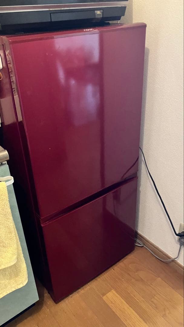 【送料込】AQUA 冷蔵庫 冷凍庫　AQR-16E(R) 157L