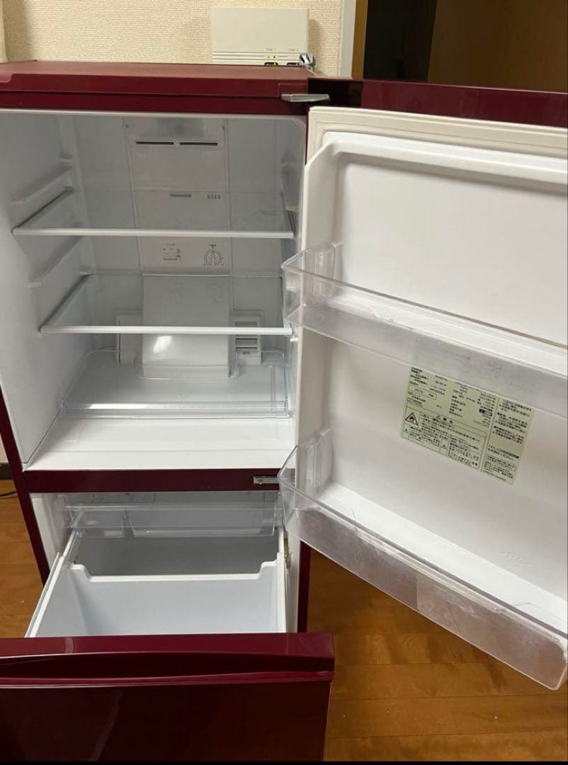 【送料込】AQUA 冷蔵庫 冷凍庫　AQR-16E(R) 157L