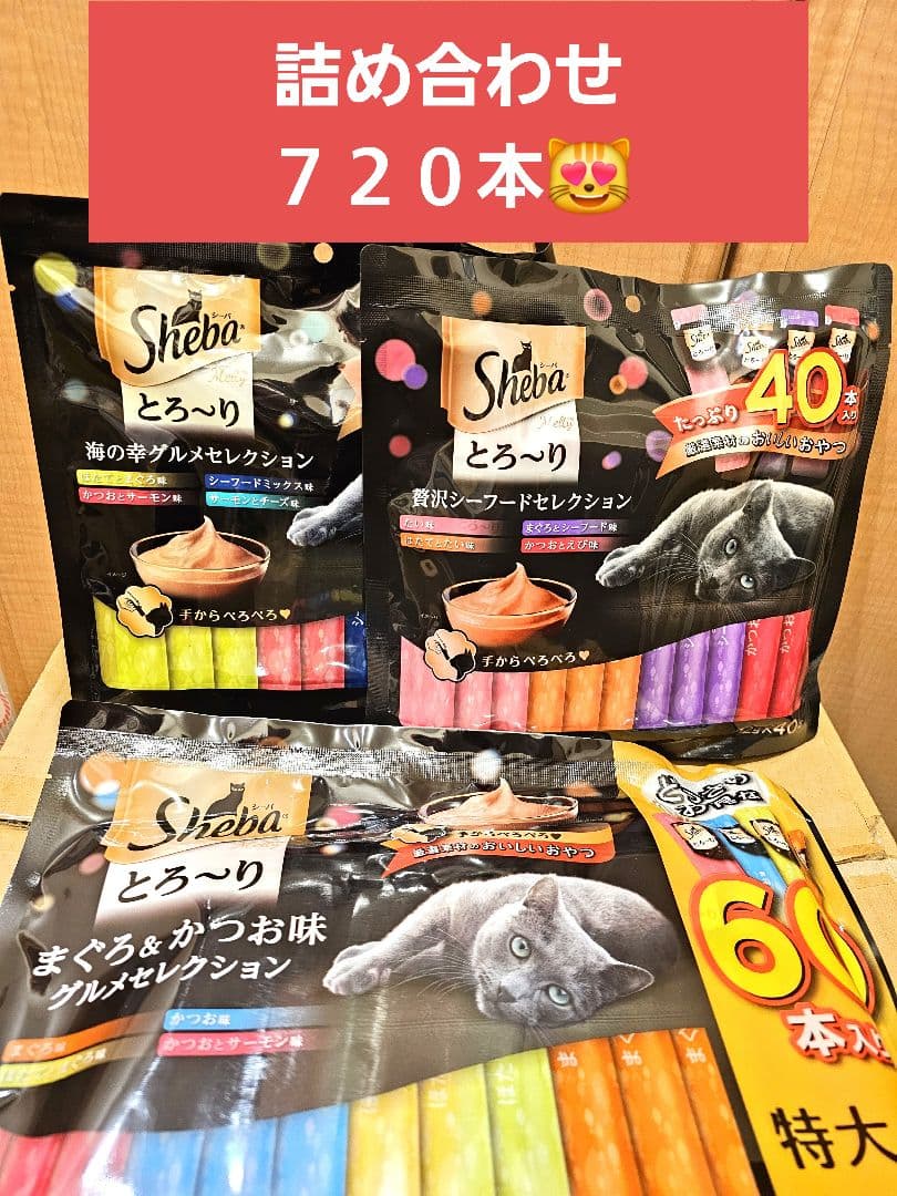 シーバ　とろーり　12g 詰め合わせ　計７２０本